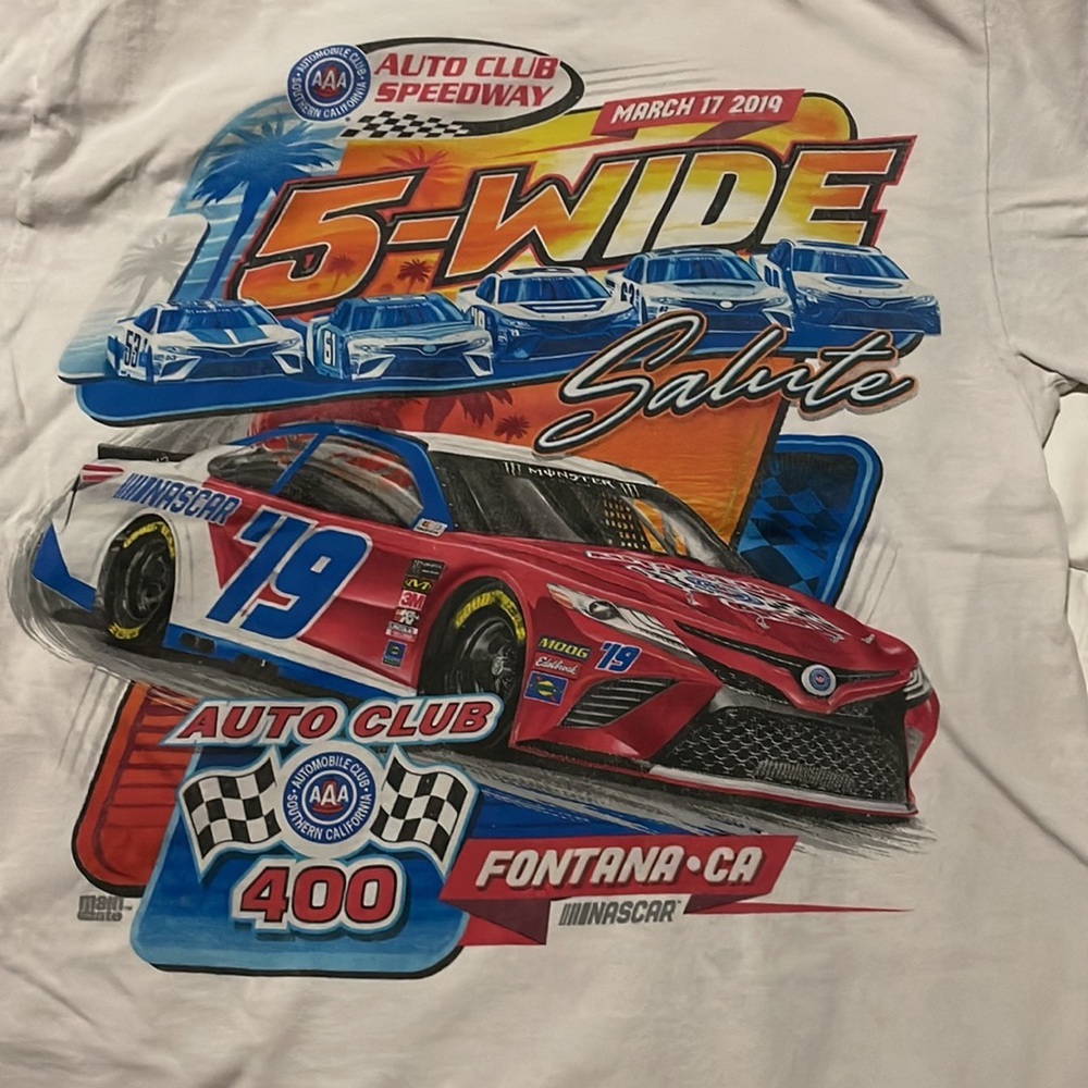 Auto club speedway nascar t-shirt